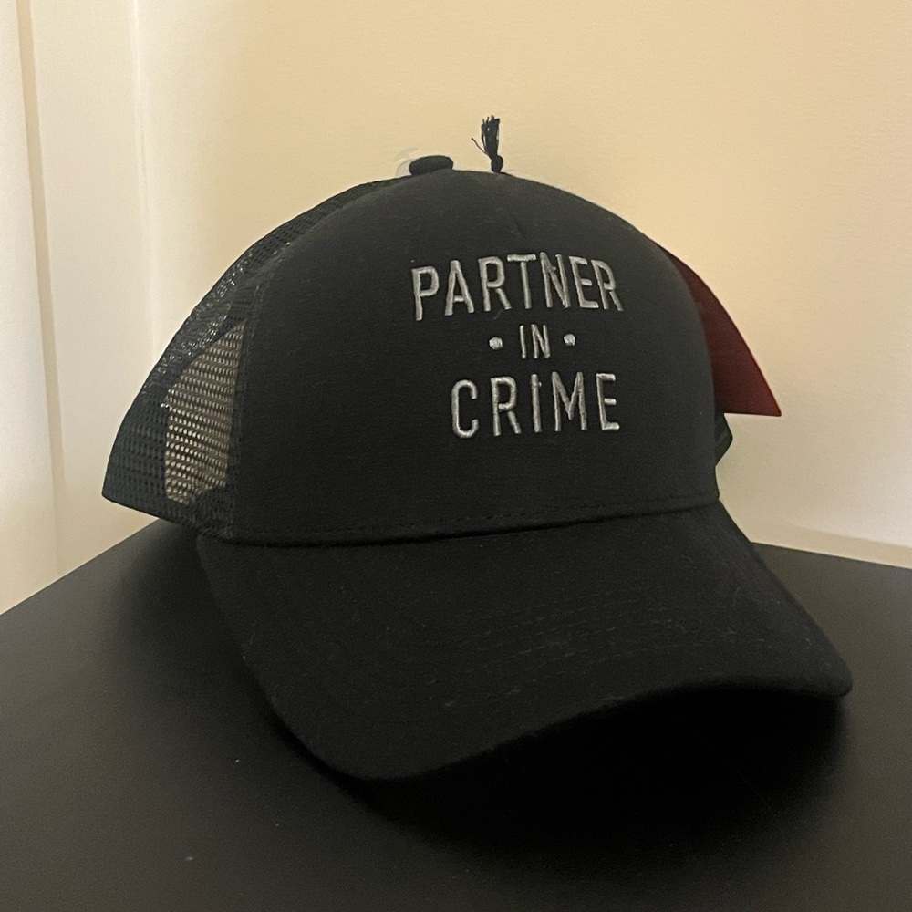 Reddy Partner in Crime Trucker Hat for Pet Parents/ dog mom and dad! New unisex - Picture 3 of 8